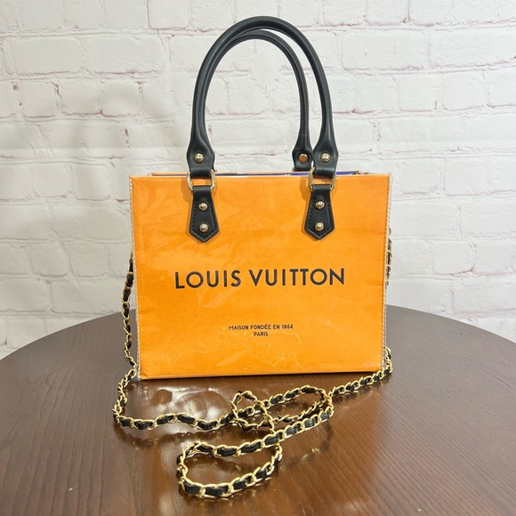 Louis Vuitton Handbags - Authentic LOUIS VUITTON gift bag upcycled to a cute fashionable crossbody bag
